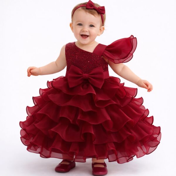 Vestido TESSA - bordó