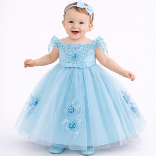 Vestido ISABELLA - celeste