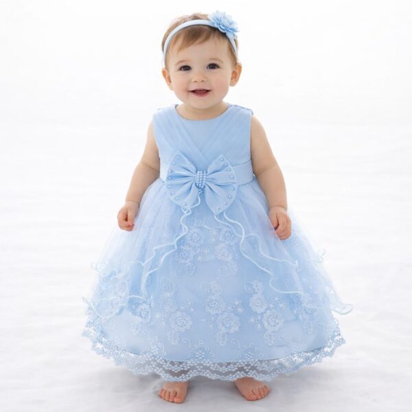 Vestido JULIETA - celeste