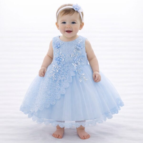 Vestido SERRANA - celeste