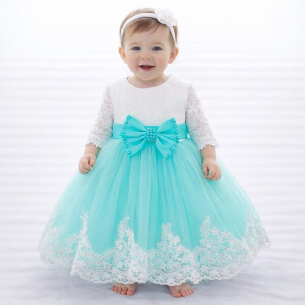 Vestido PAULINA - verde agua