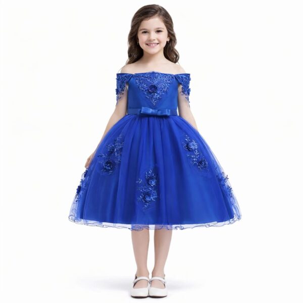 Vestido ISABELLA - azul francia