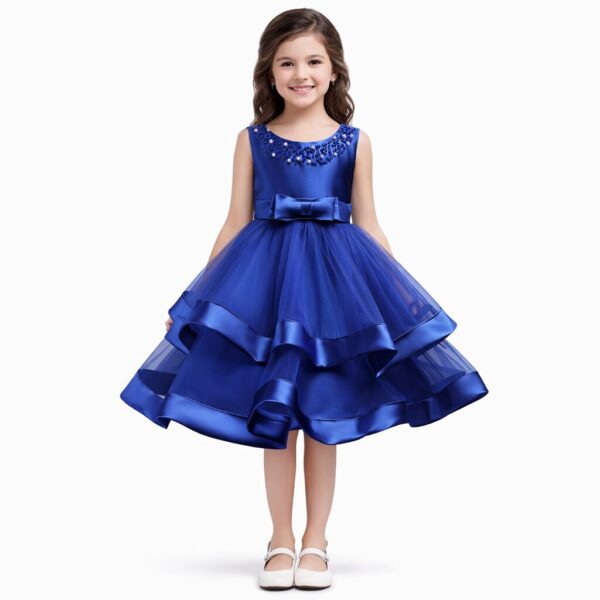 Vestido MARÍA PÍA - azul francia