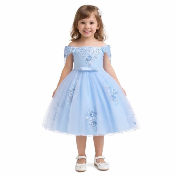 Vestido ISABELLA - celeste