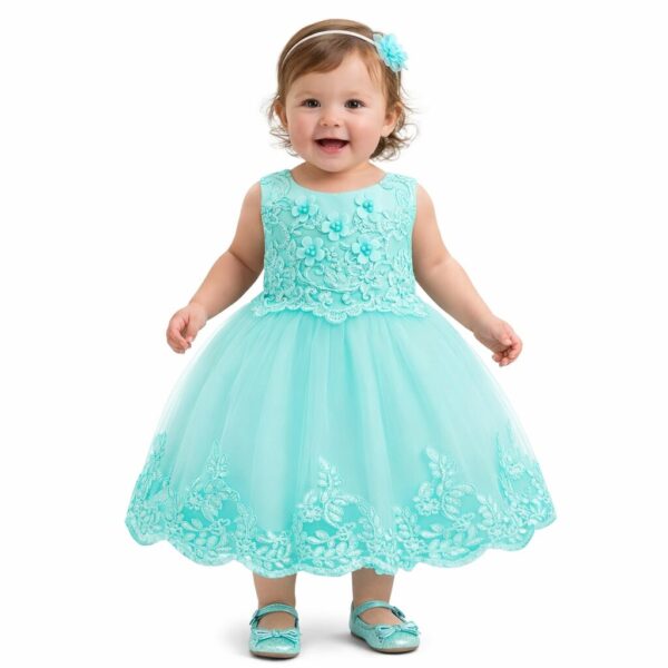 Vestido ZOE - verde agua