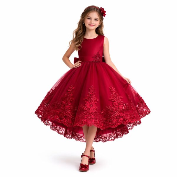 Vestido LUNA - bordó